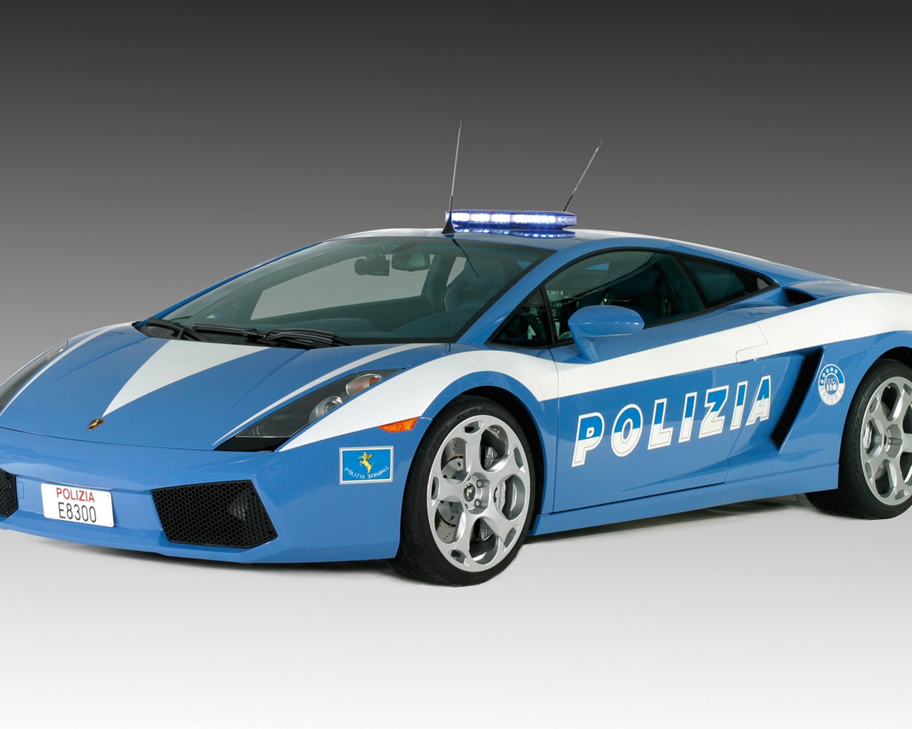 Lamborghini Gallardo Police - 2005 HD Wallpaper #1 - 1280x1024