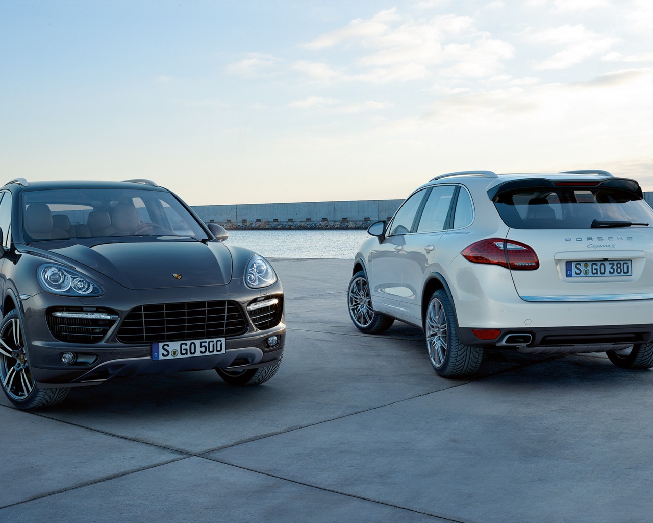 Porsche Cayenne S hybride - 2010 fonds d'écran HD #5 - 1280x1024