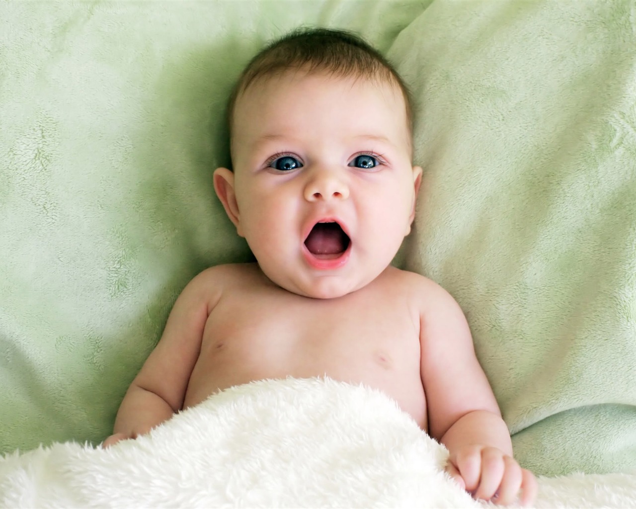 Fonds d'écran mignon de bébé (4) #1 - 1280x1024