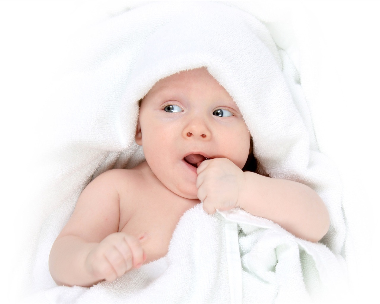 Fonds d'écran mignon de bébé (4) #2 - 1280x1024
