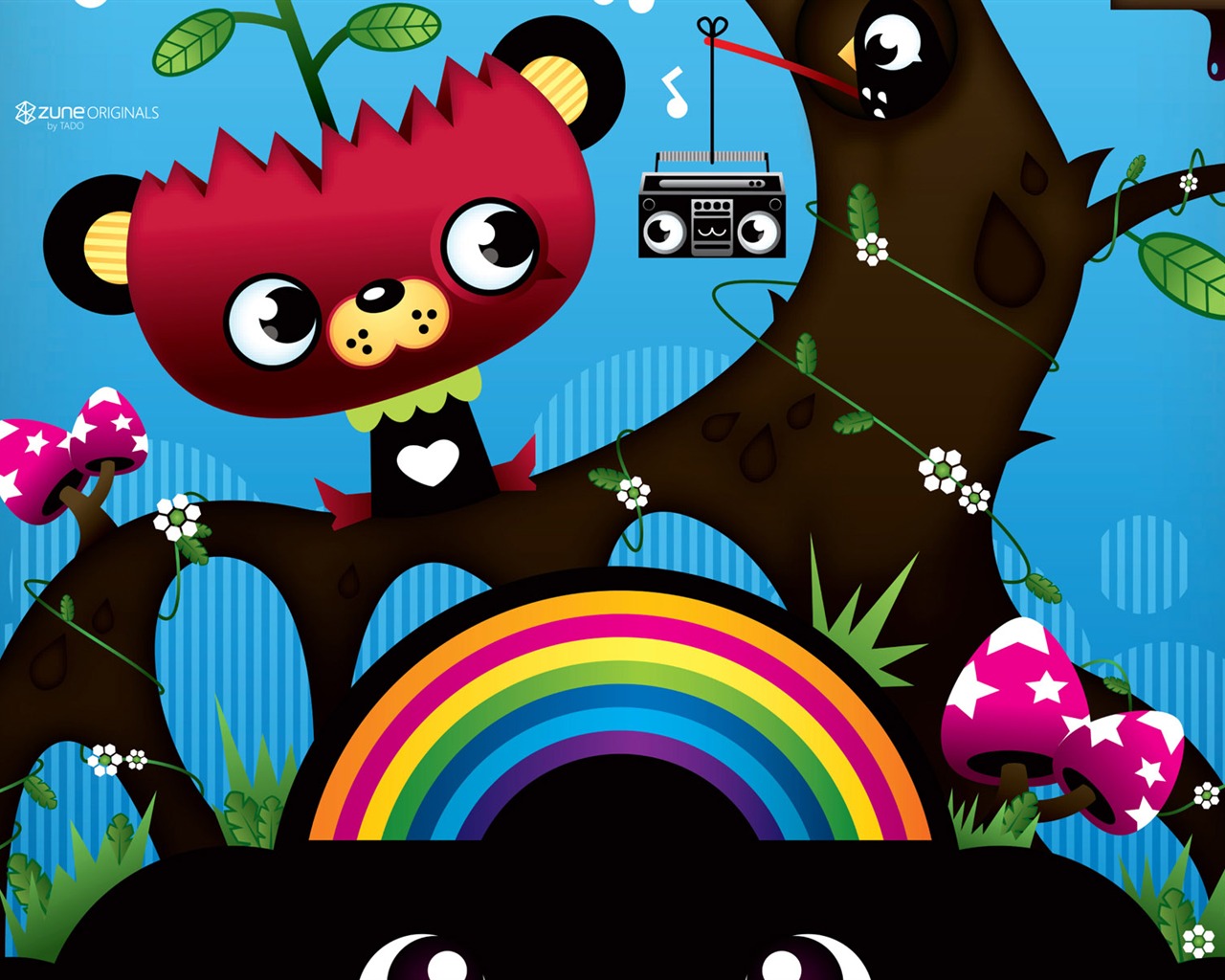 ZUNE Cartoon Wallpapers #1 - 1280x1024