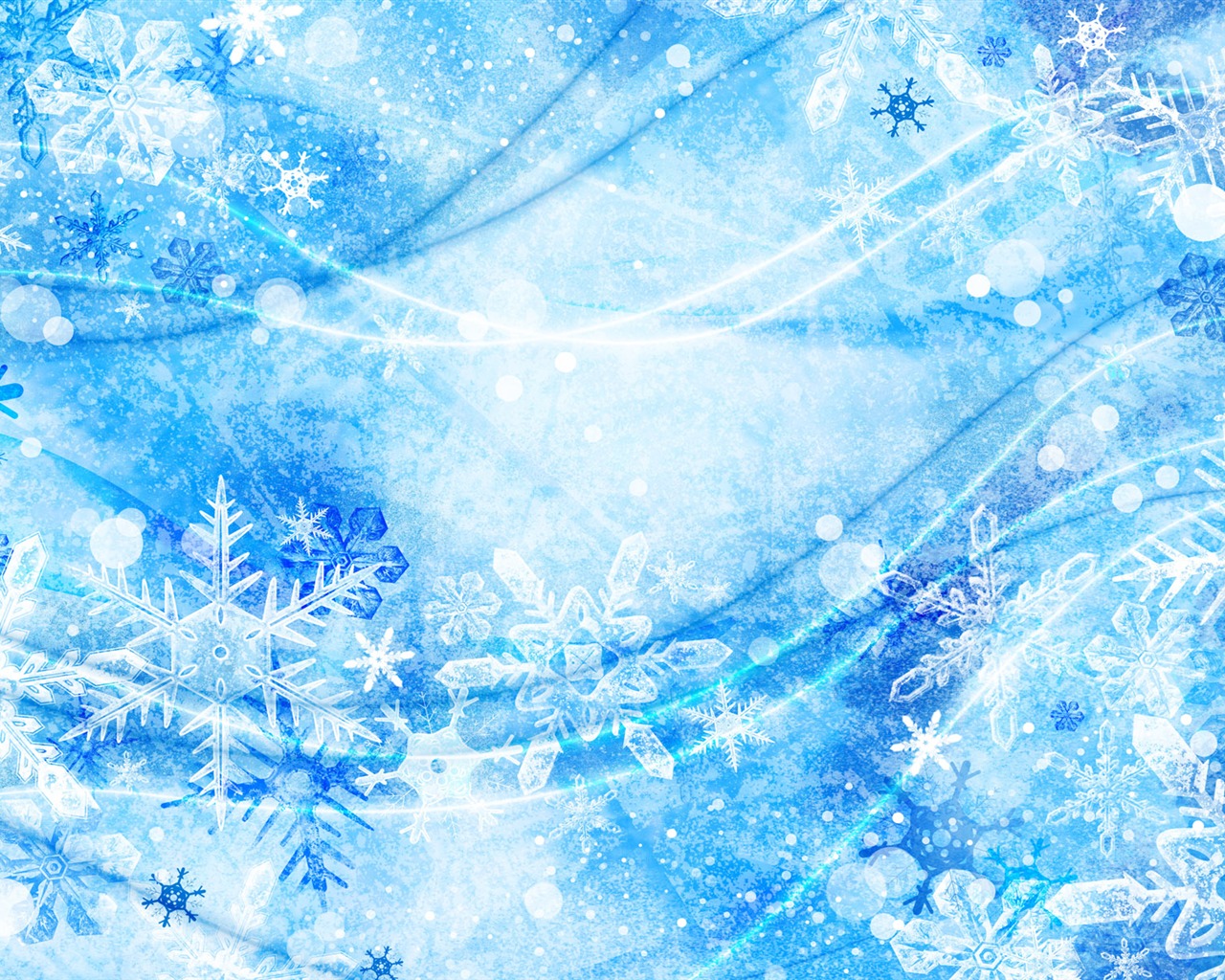 Vector wallpaper winter photo #7 - 1280x1024