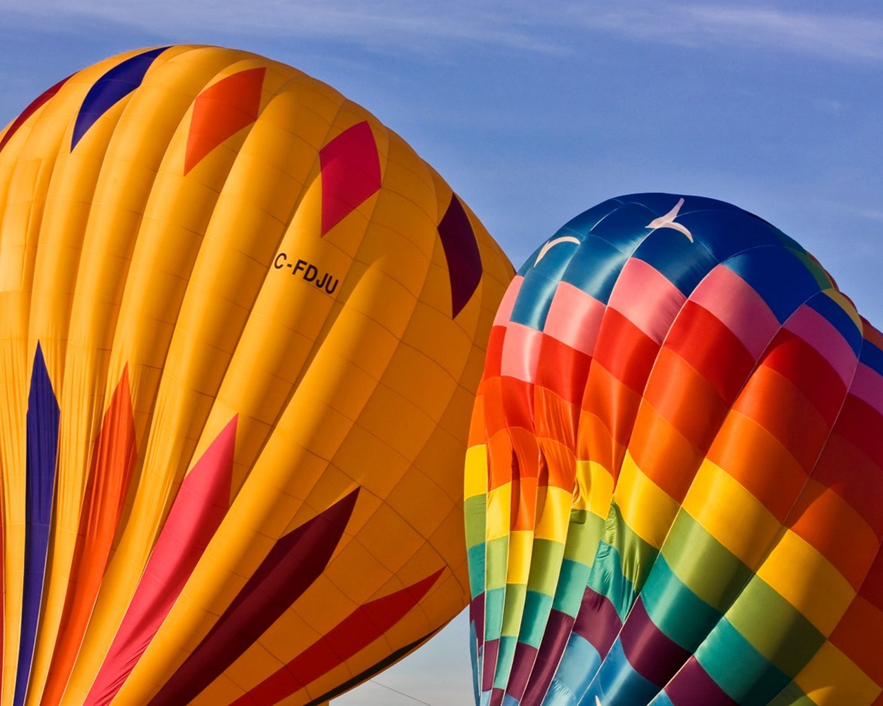 Barevné horkovzdušné balóny tapety (2) #1 - 1280x1024