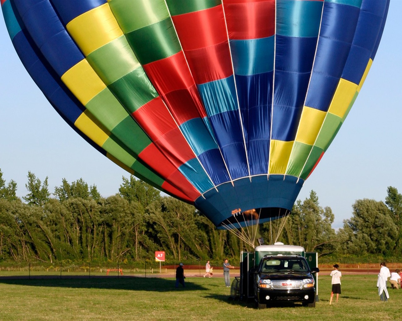Barevné horkovzdušné balóny tapety (2) #13 - 1280x1024