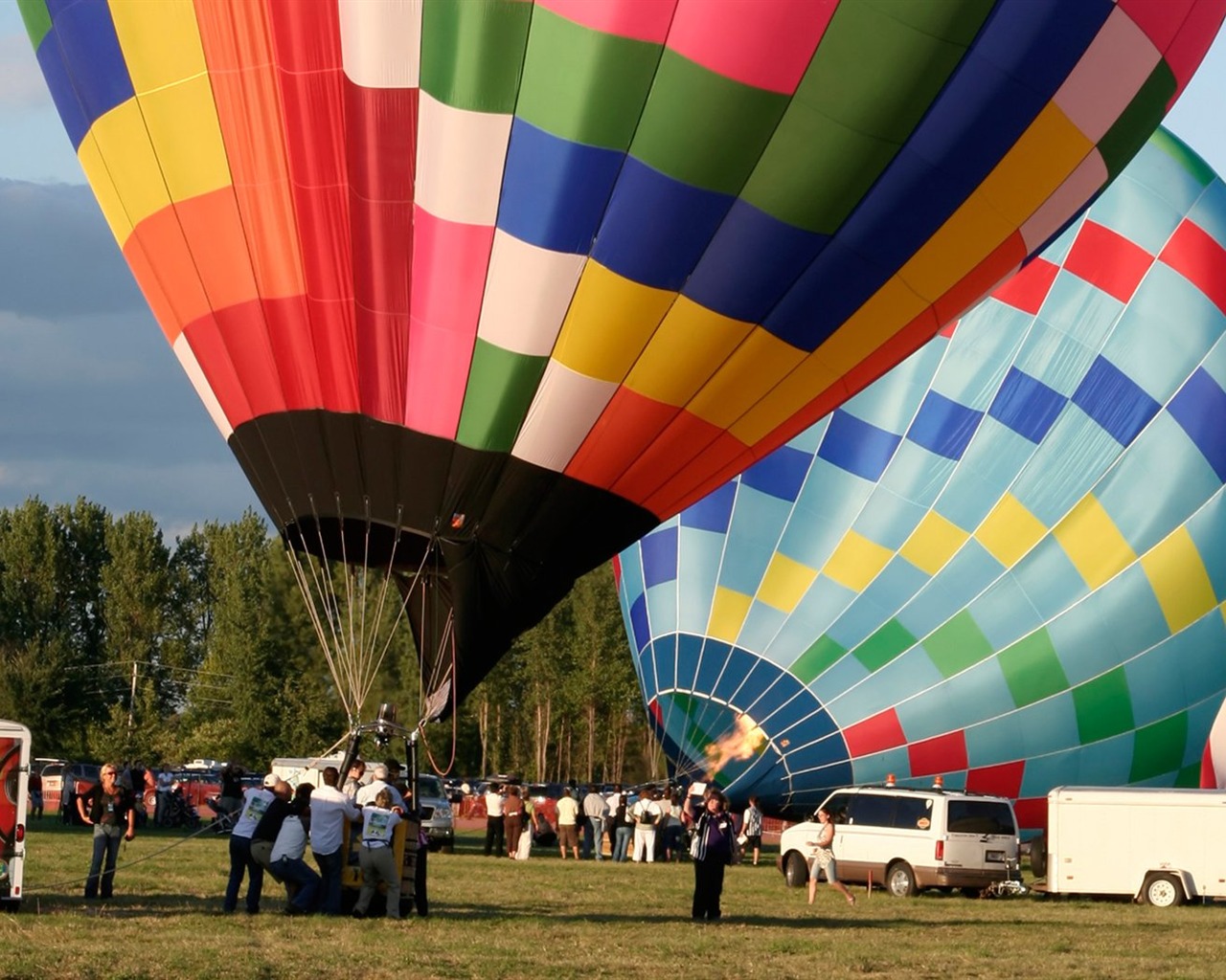 Bunte Heißluftballons Tapete (2) #15 - 1280x1024