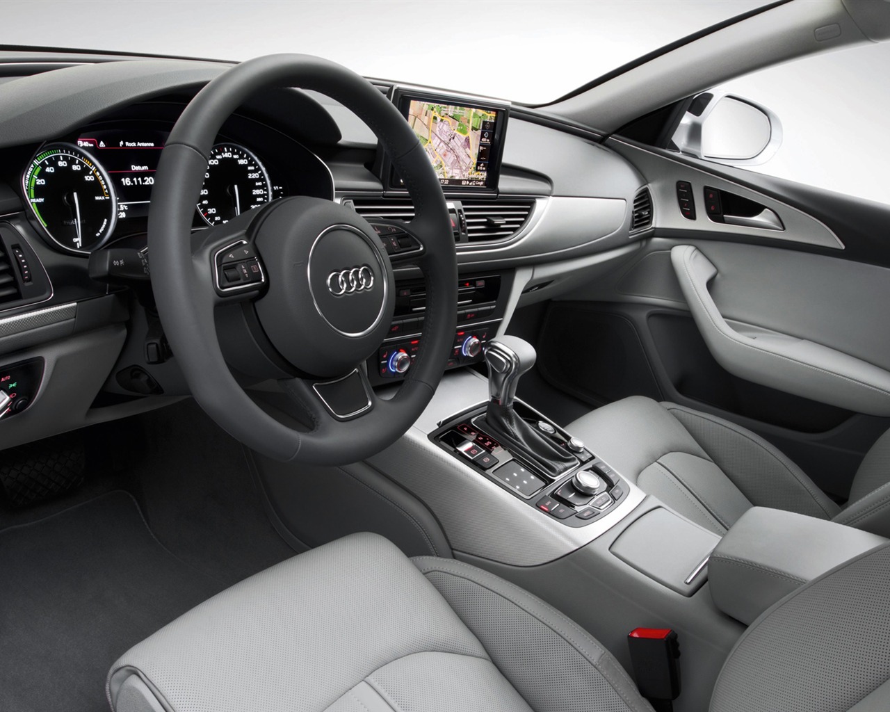 Audi A6 híbrido - 2011 fondos de escritorio de alta definición #11 - 1280x1024