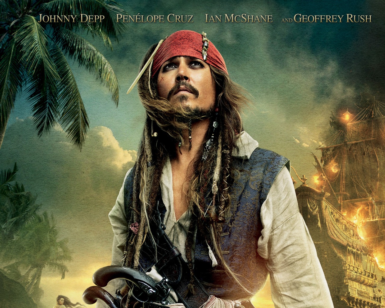Pirates of the Caribbean: On Stranger Tides 加勒比海盗4 壁纸专辑9 - 1280x1024