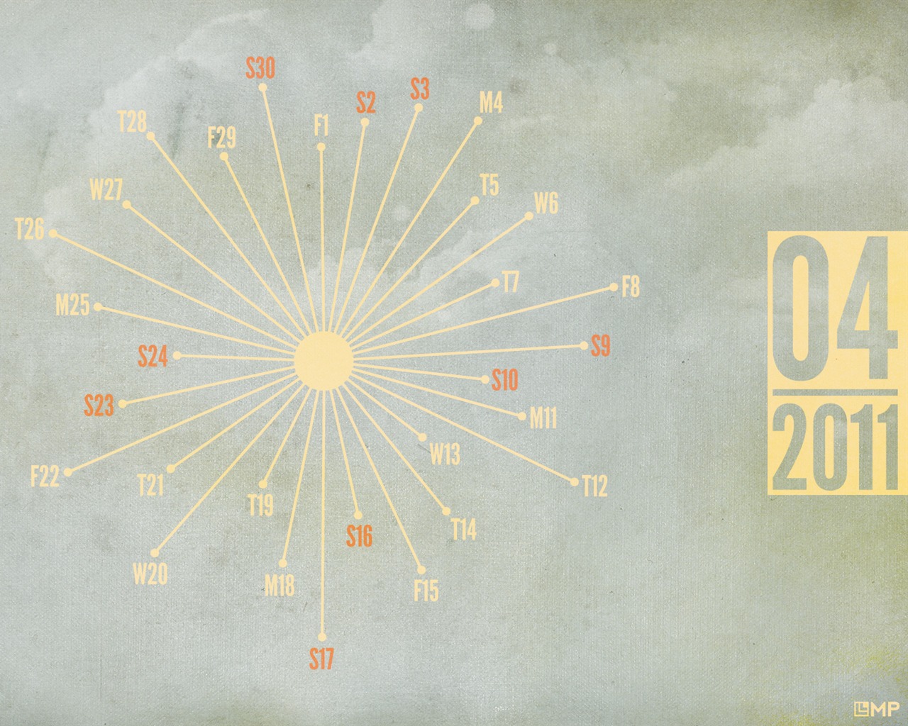 04. 2011 Kalendář na plochu (2) #10 - 1280x1024