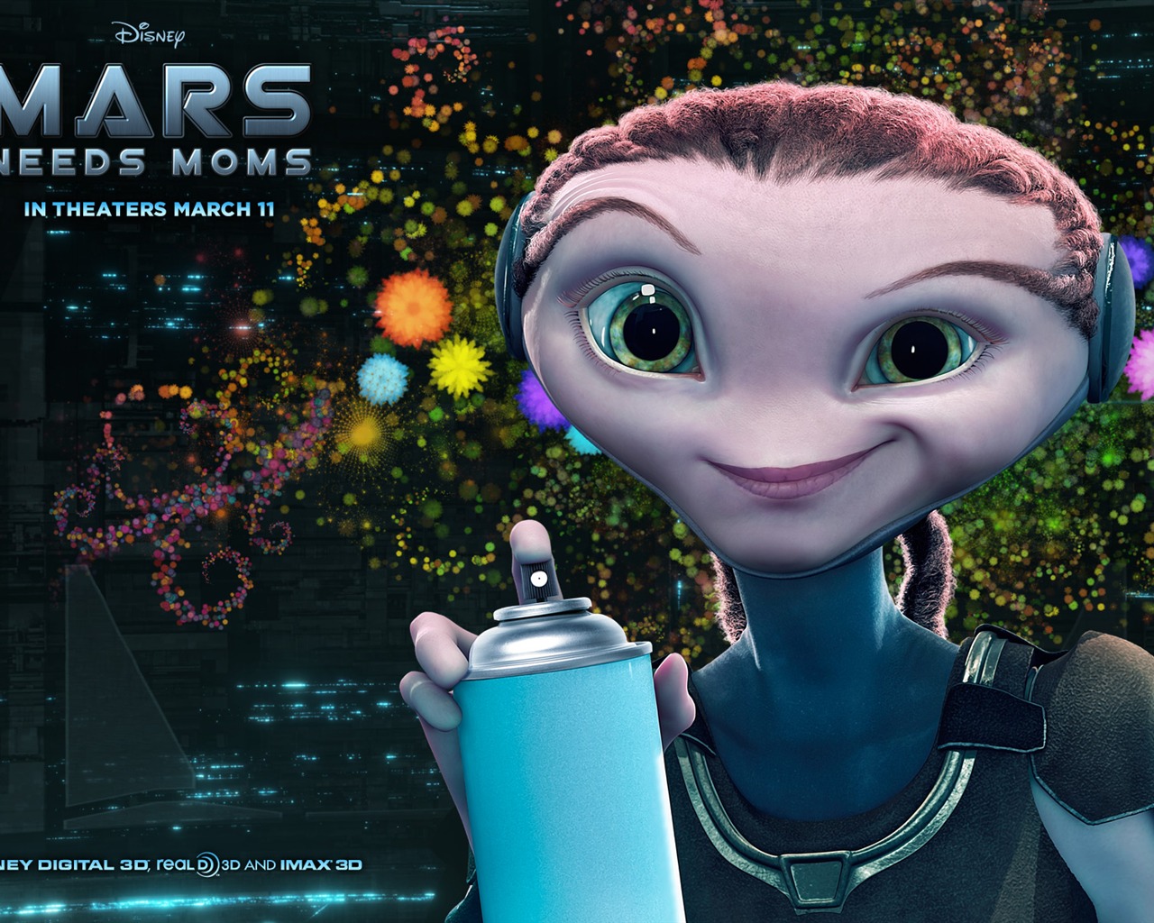 Mars Needs Moms fondos de pantalla #3 - 1280x1024