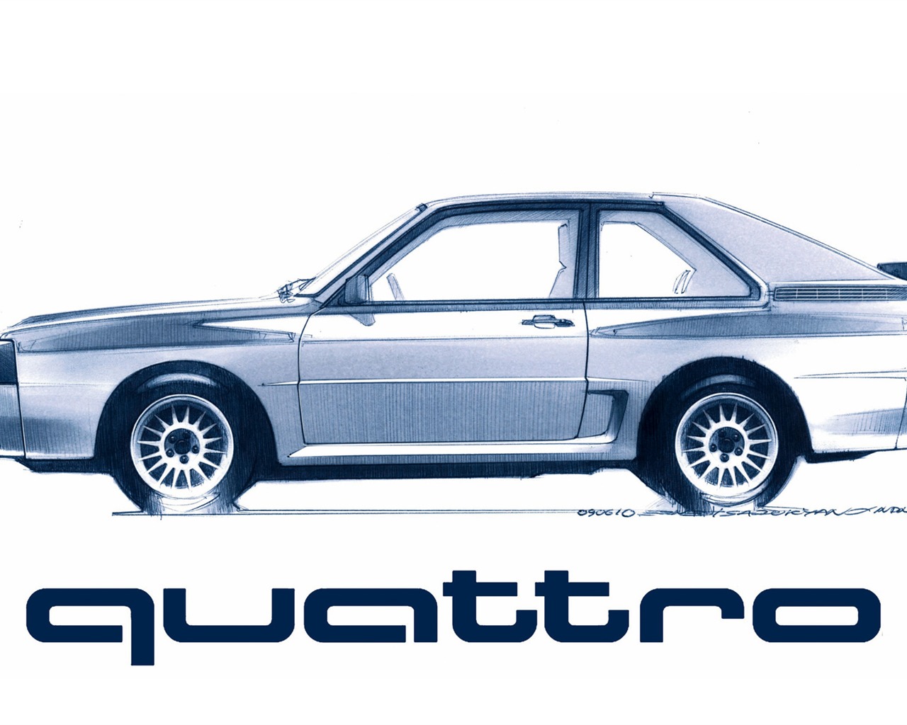 Концепт-кар Audi Quattro - 2010 HD обои #20 - 1280x1024
