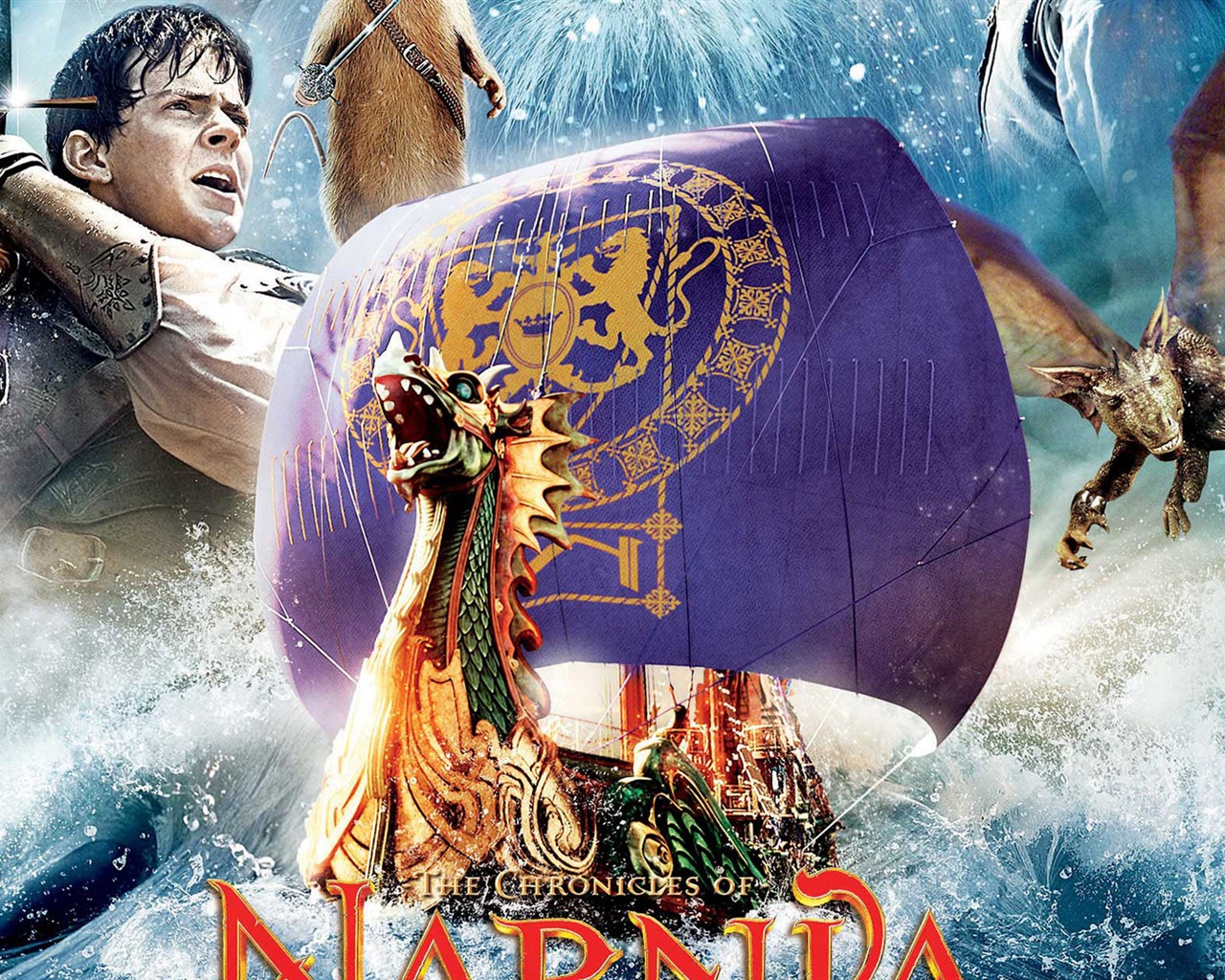 Las Crónicas de Narnia: La Travesía del Viajero del Alba fondos de pantalla #1 - 1280x1024