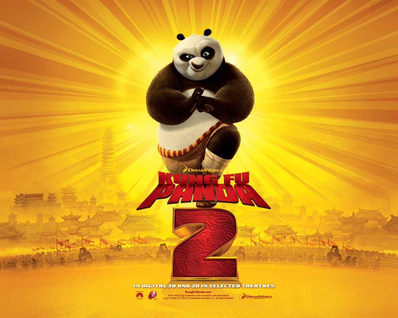 Kung Fu Panda 2 fonds d'écran HD #2 - 1280x1024