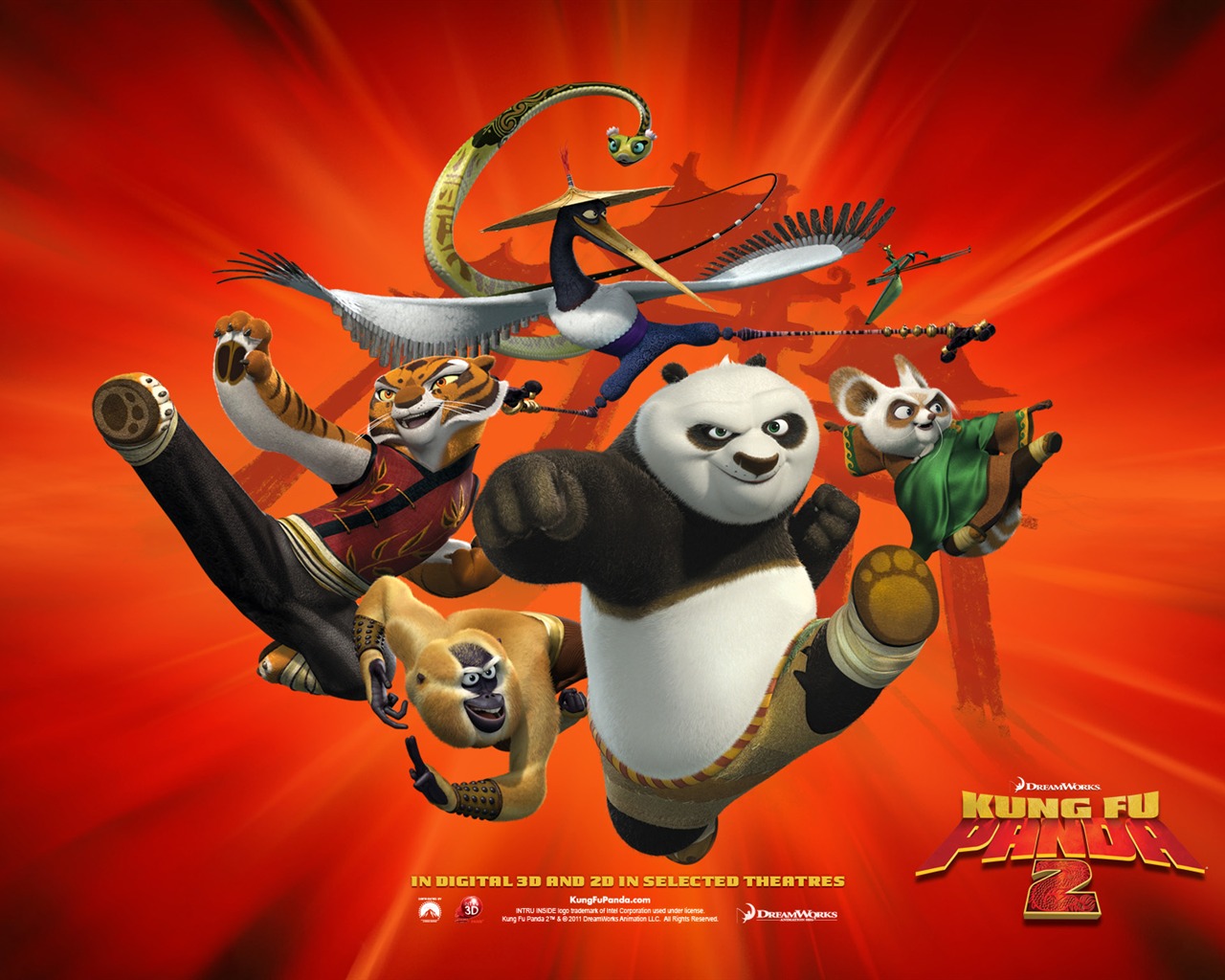 Kung Fu Panda 2 fonds d'écran HD #4 - 1280x1024