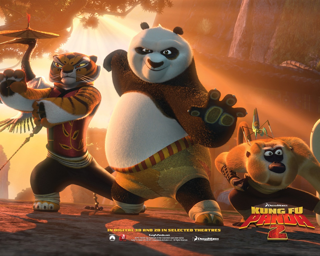 Kung Fu Panda 2 fonds d'écran HD #7 - 1280x1024