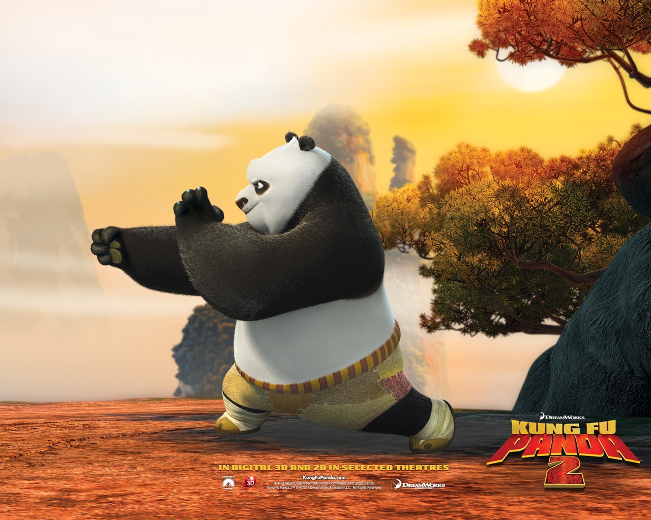 Kung Fu Panda 2 HD tapety na plochu #10 - 1280x1024
