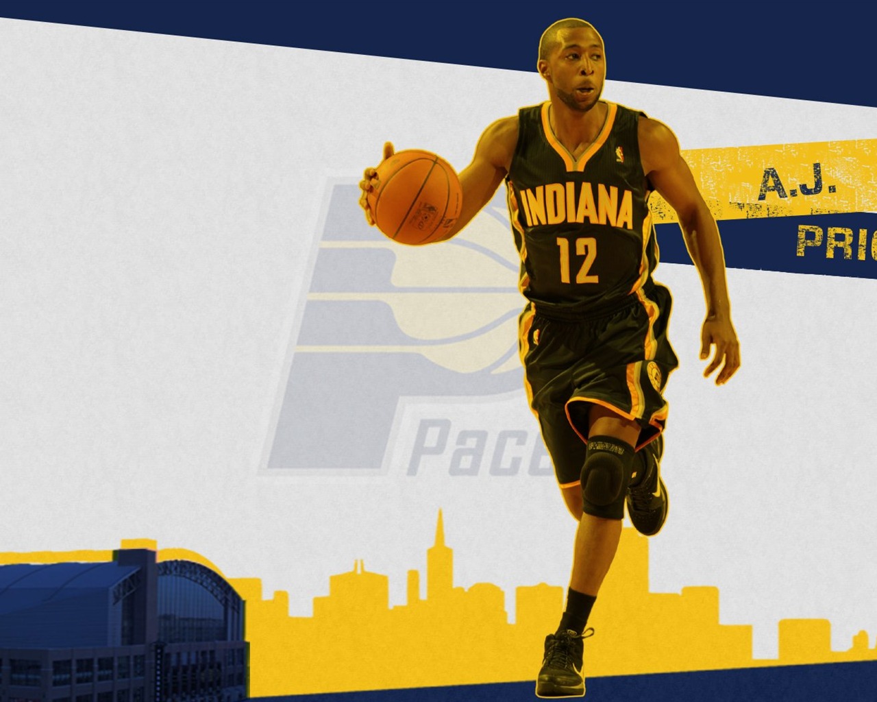 NBA 2010-11赛季 印第安纳步行者队 壁纸13 - 1280x1024