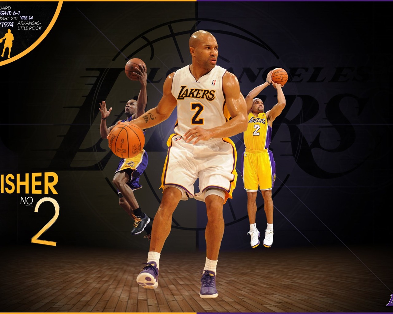 NBA 2010-11赛季 洛杉矶湖人队 壁纸1 - 1280x1024