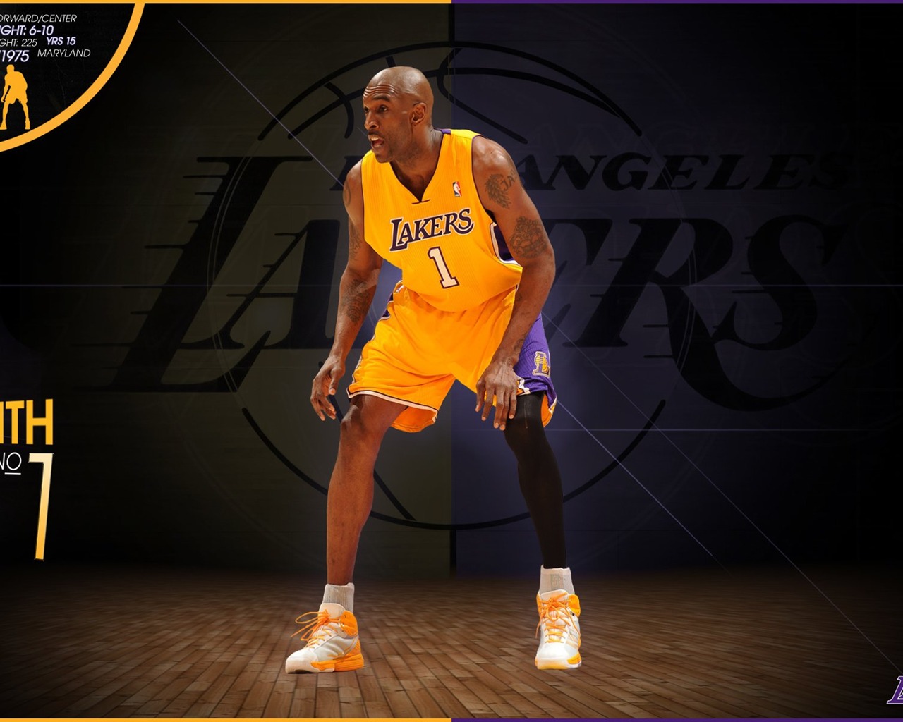 НБА 2010-11 сезона, Лос-Анджелес Лейкерс стола #5 - 1280x1024