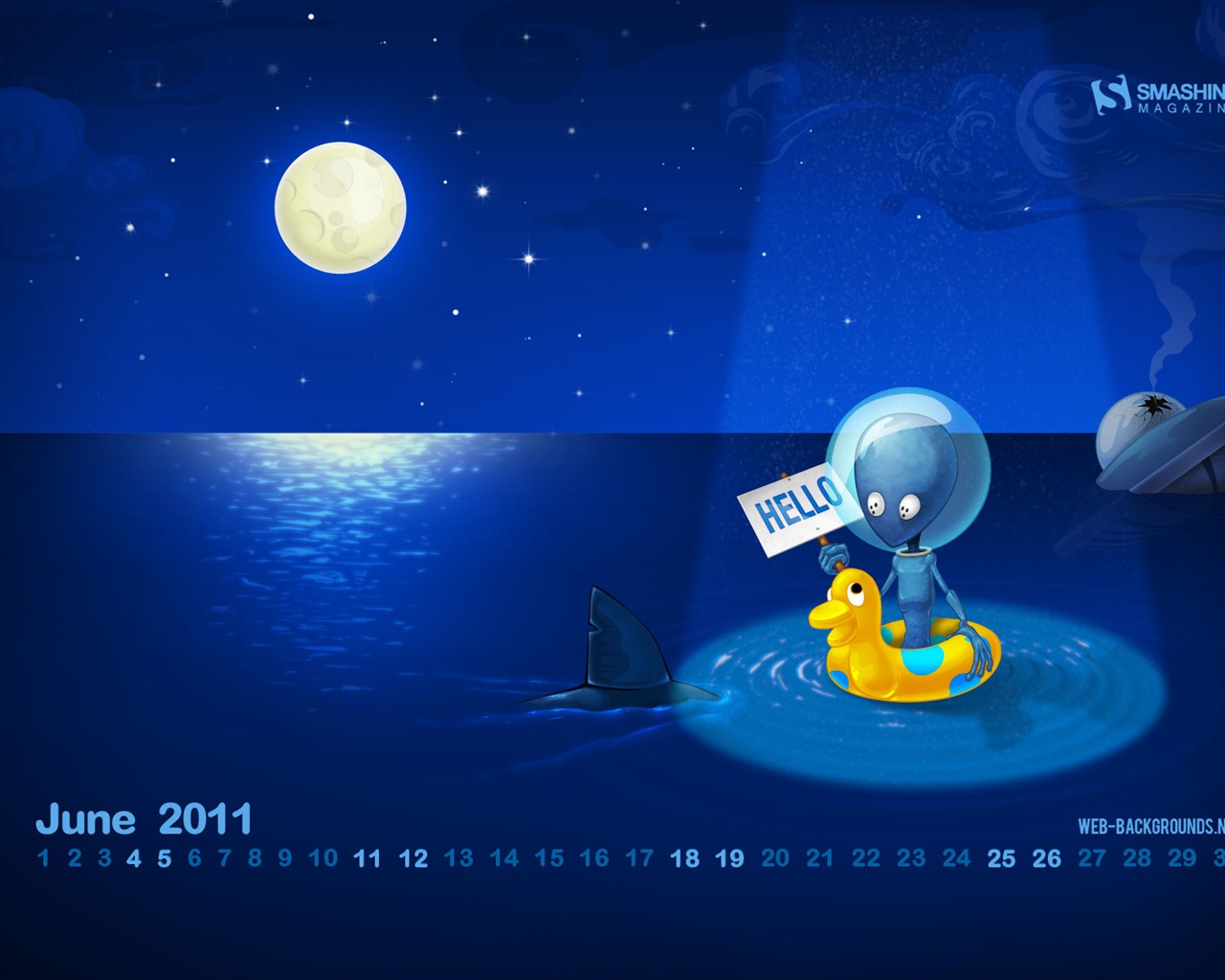 06. 2011 Kalendář na plochu (1) #19 - 1280x1024
