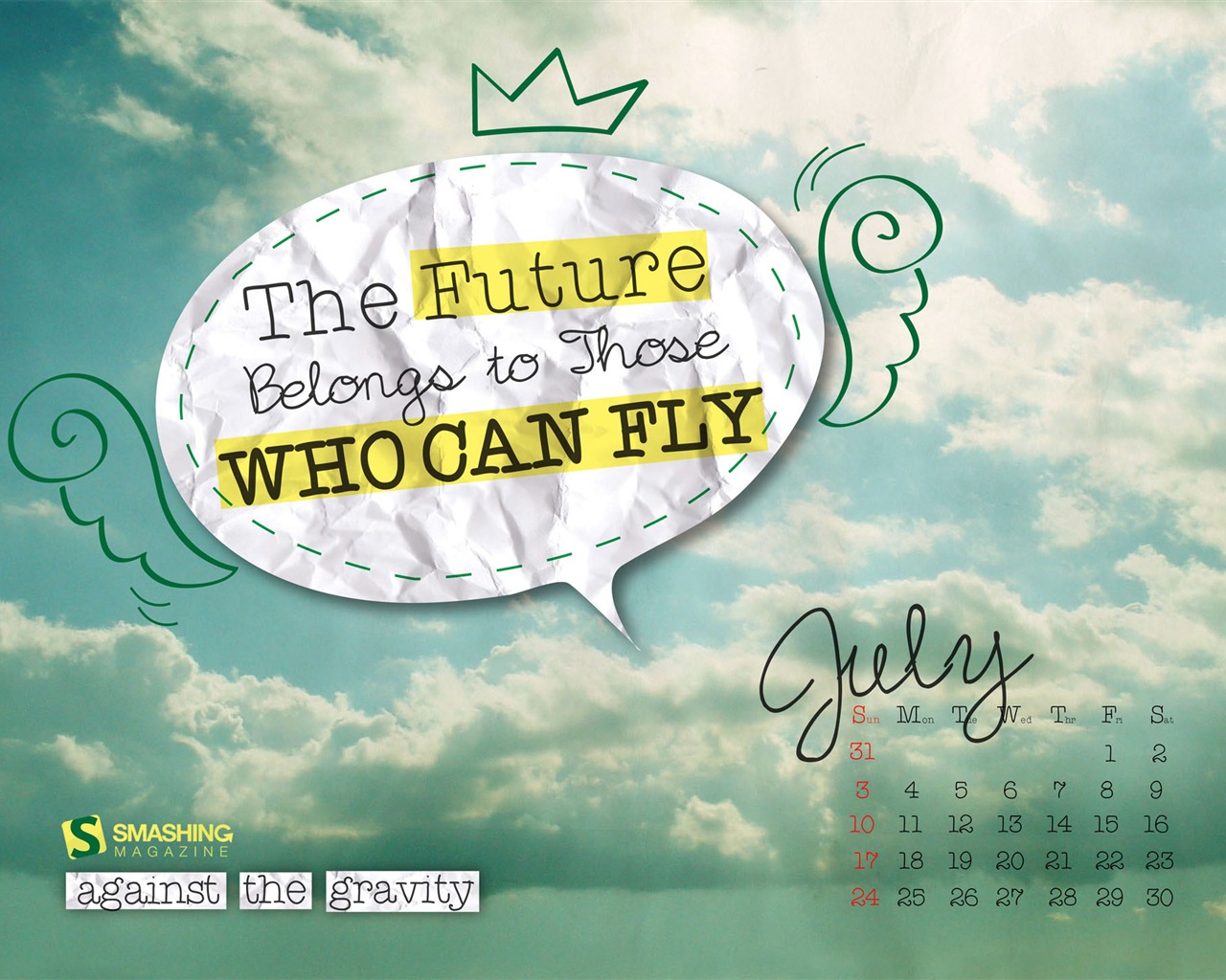 July 2011 Calendar Wallpaper (1) #9 - 1280x1024