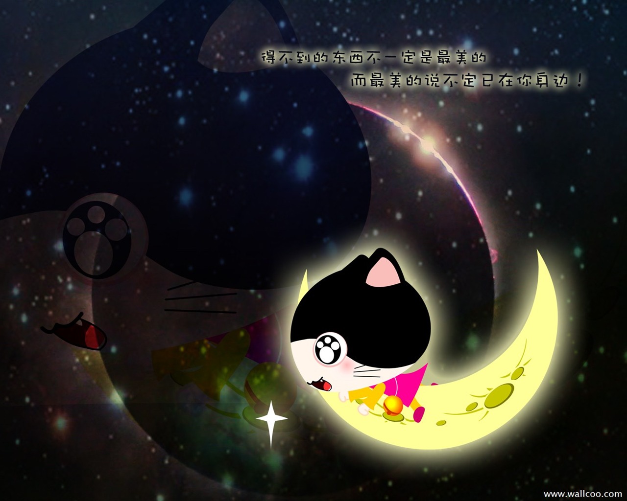 Baby cat cartoon wallpaper (1) #19 - 1280x1024