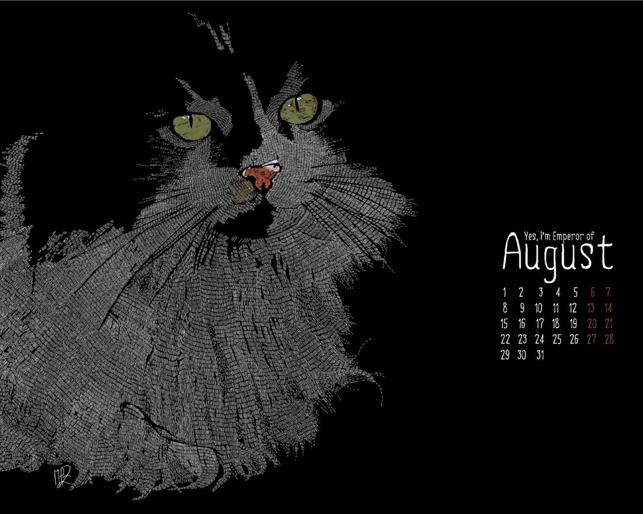 August 2011 calendar wallpaper (2) #14 - 1280x1024