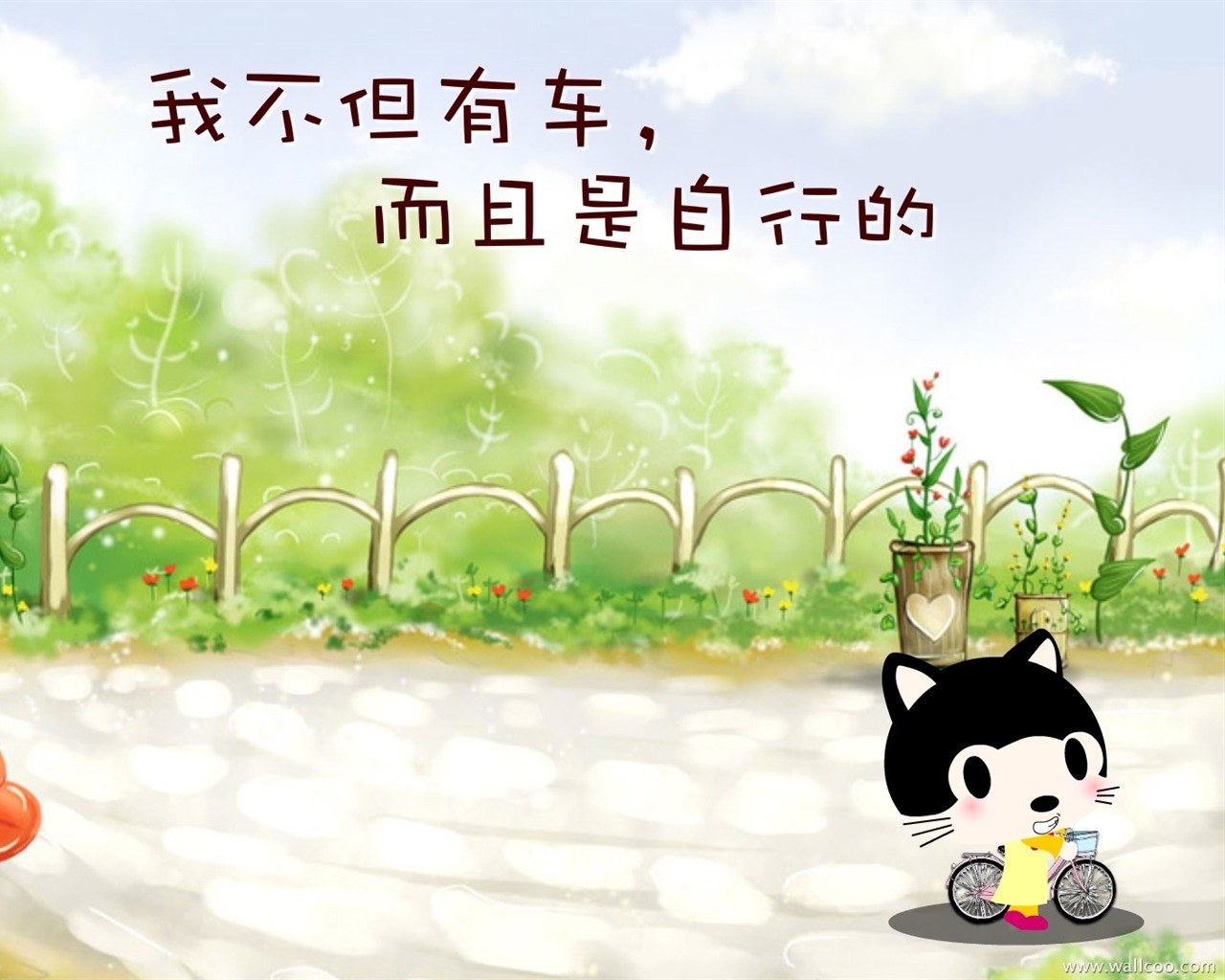 Baby-Katze Cartoon wallpaper (4) #18 - 1280x1024