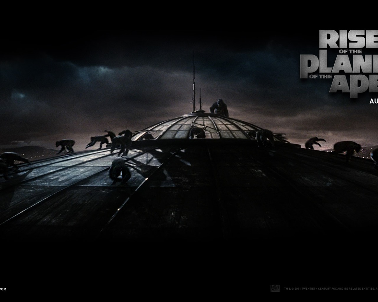 Rise of Planet of the Apes tapet #6 - 1280x1024