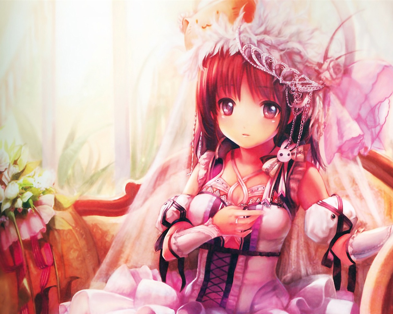 Anime Girl HD wallpapers #12 - 1280x1024