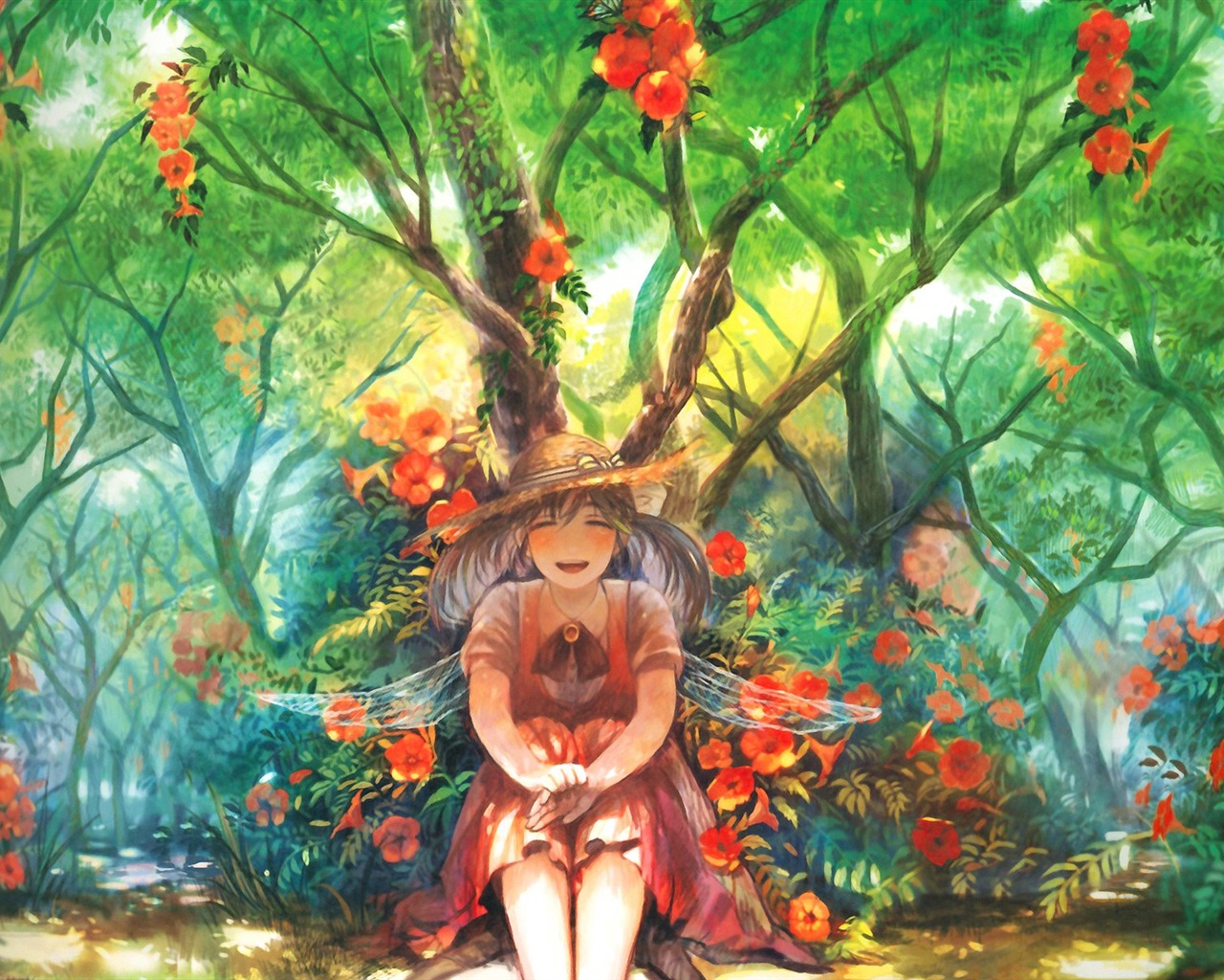 Anime girl HD Wallpaper #15 - 1280x1024