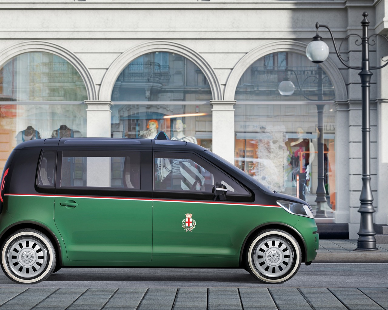 Concept Car Volkswagen Milano Taxi - 2010 HD wallpapers #6 - 1280x1024