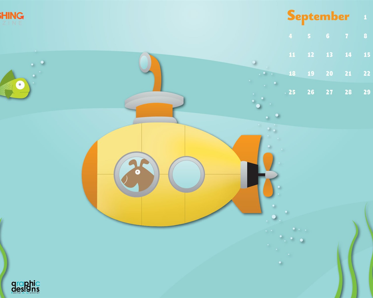 September 2011 Kalender Wallpaper (2) #15 - 1280x1024