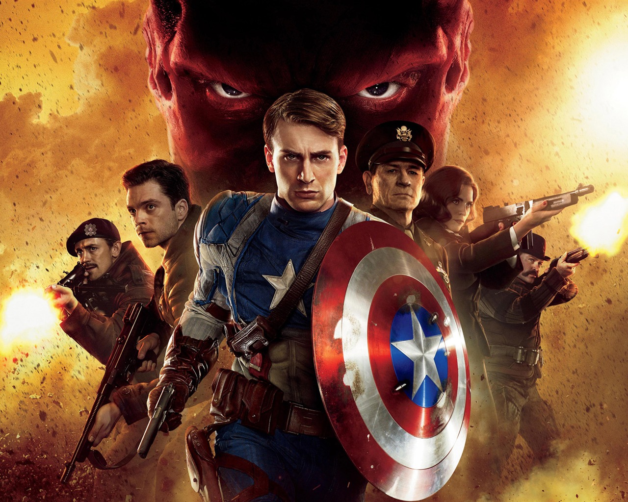 Captain America: The First Avenger fondos de pantalla HD #1 - 1280x1024