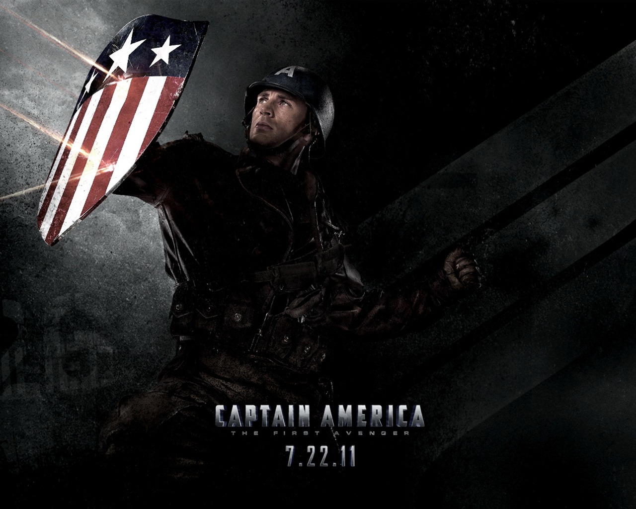 Kapitán Amerika: První Avenger HD tapety na plochu #2 - 1280x1024