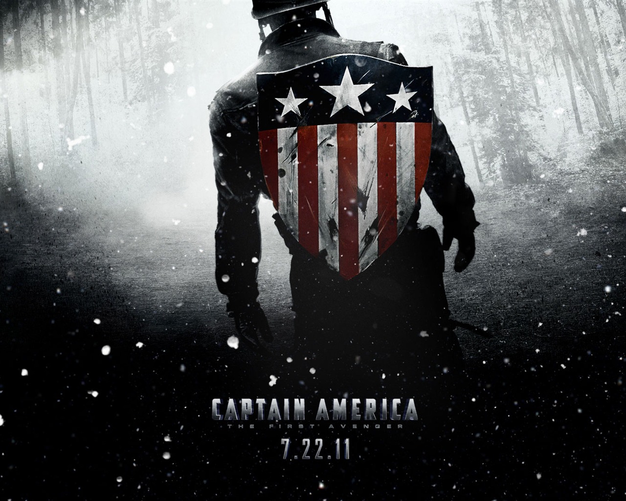 캡틴 아메리카 : 첫번째 아벤저의 HD 배경 화면 #3 - 1280x1024