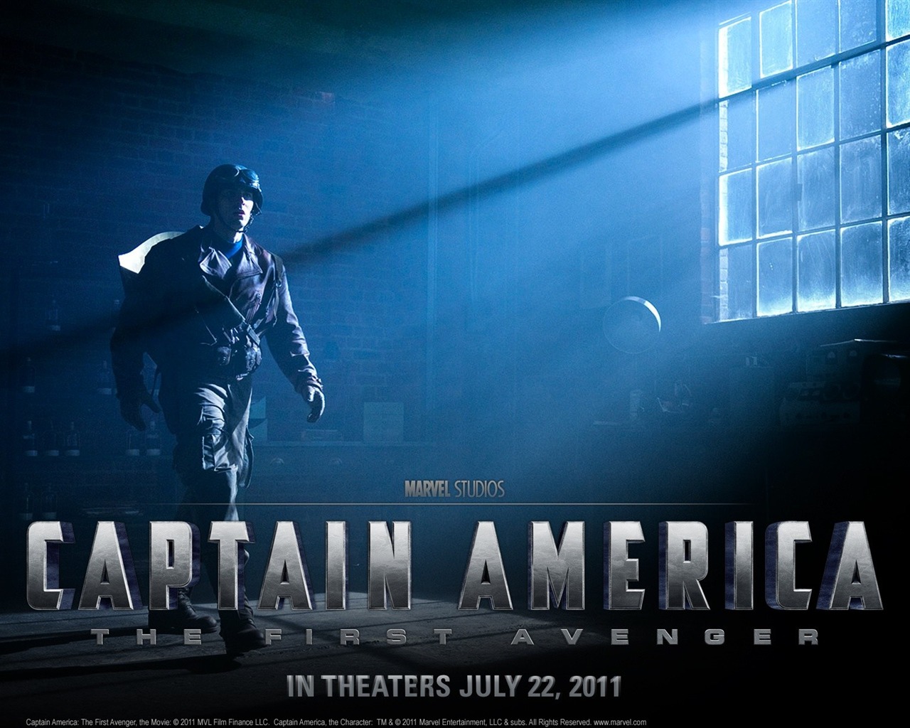 캡틴 아메리카 : 첫번째 아벤저의 HD 배경 화면 #17 - 1280x1024