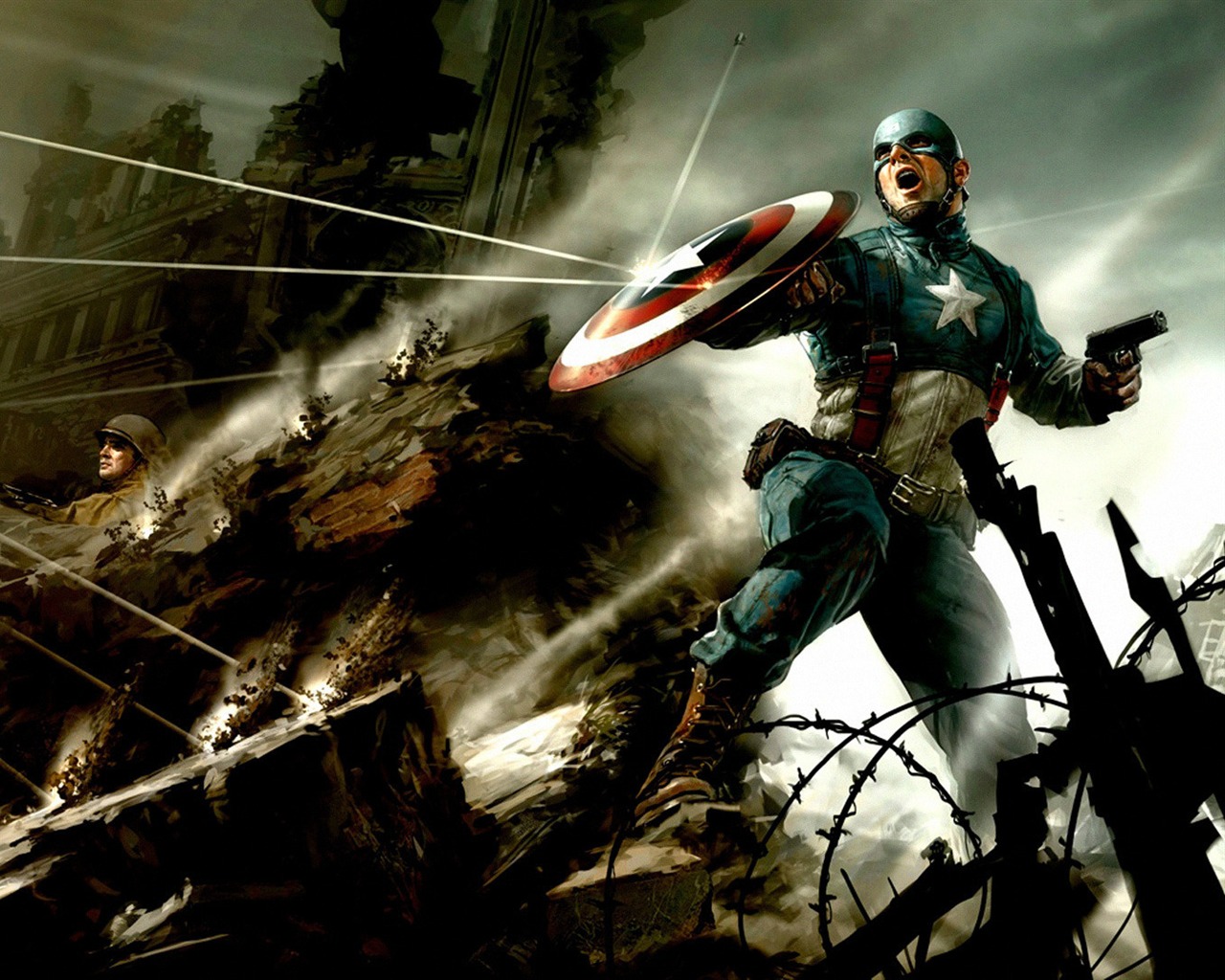 Captain America: The First Avenger 美国队长 高清壁纸22 - 1280x1024