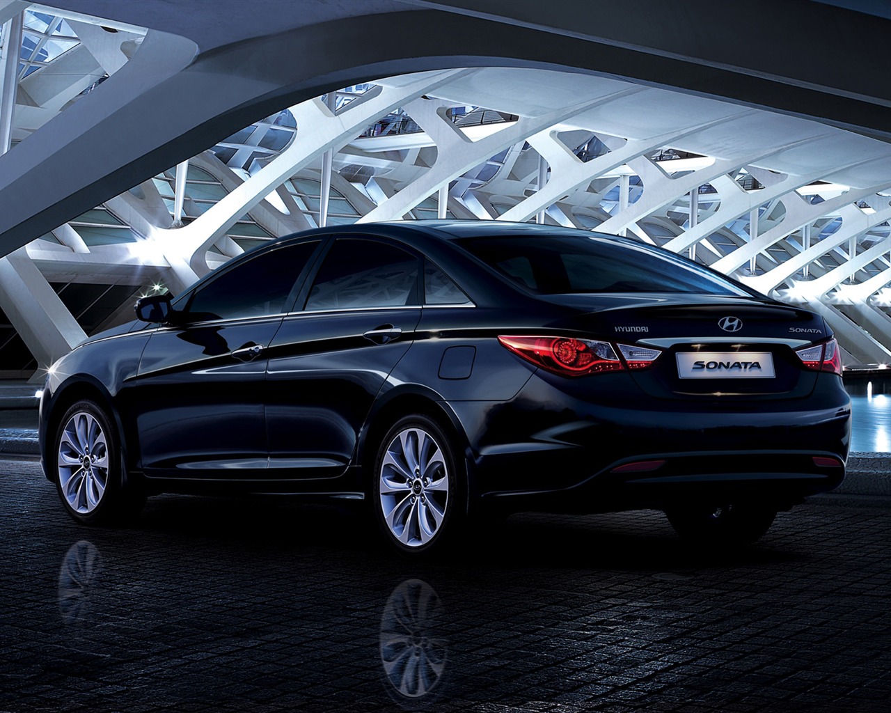 Hyundai Sonata - 2009 HD обои #9 - 1280x1024