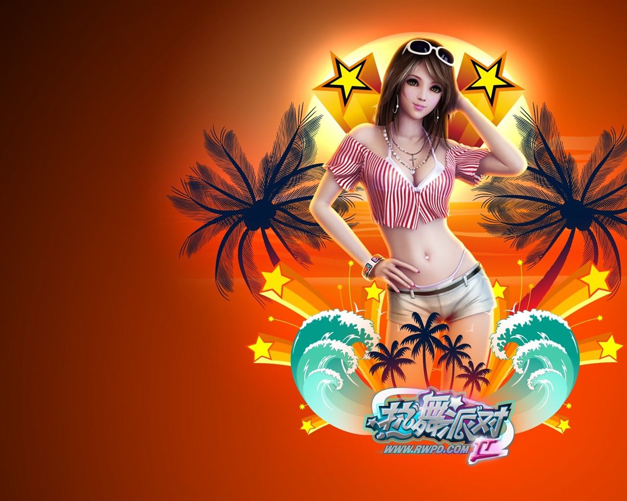 Online game Hot Dance Party II official wallpapers #3 - 1280x1024