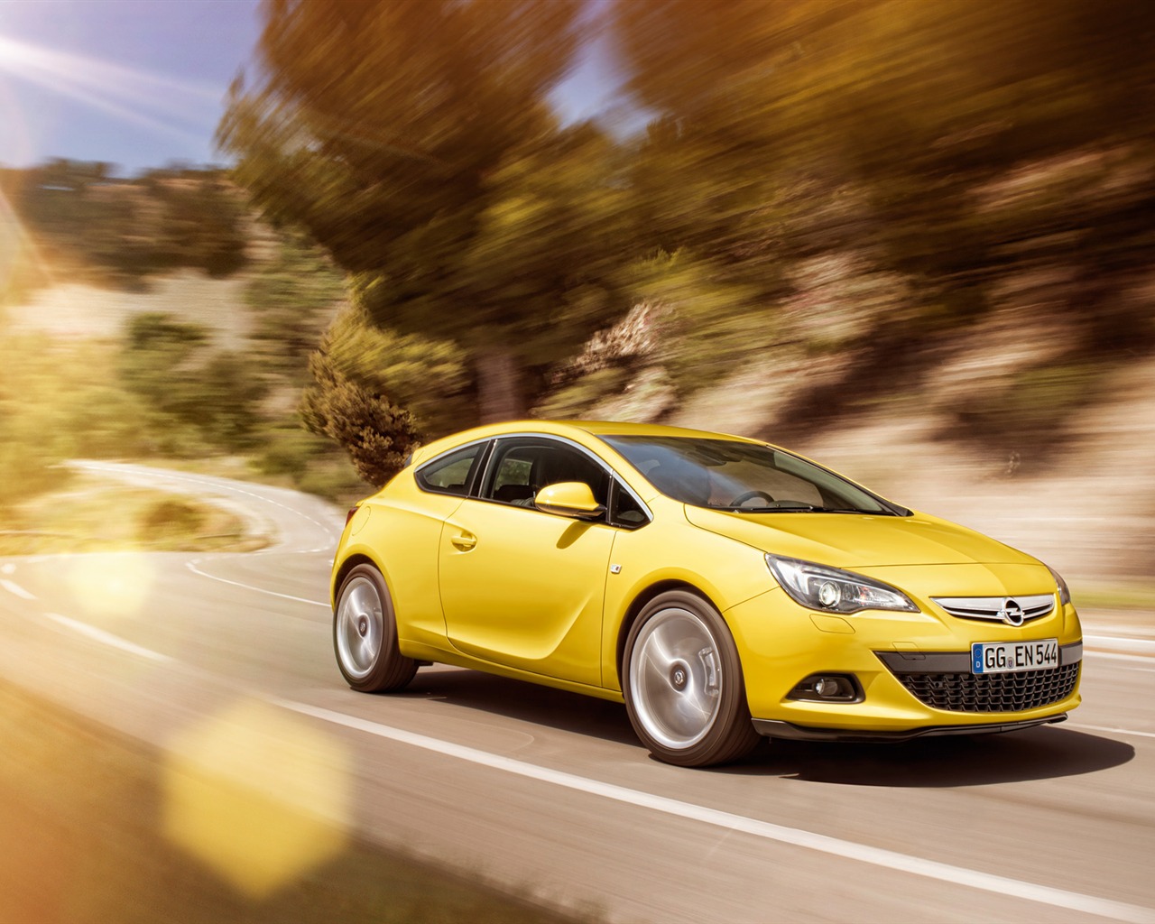 Opel Astra GTC - 2011의 HD 배경 화면 #3 - 1280x1024