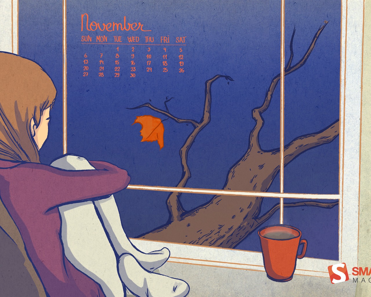 November 2011 Calendar wallpaper (2) #2 - 1280x1024