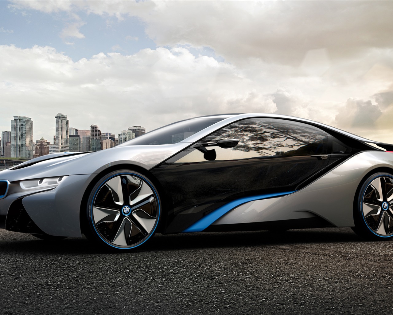 BMW i8 개념 - 2011의 HD 배경 화면 #1 - 1280x1024