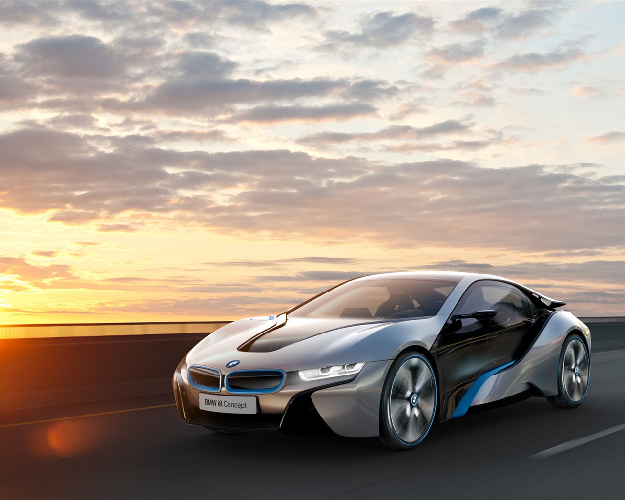 BMW i8 Concepto - 2011 fondos de pantalla HD #7 - 1280x1024