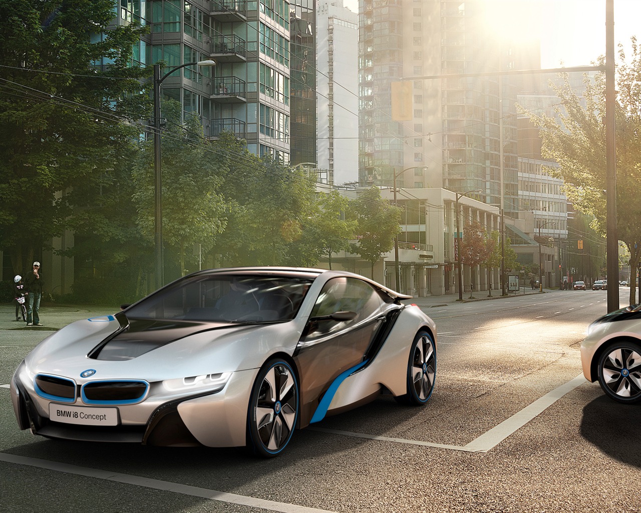 BMW i8 Concept - 2011 fonds d'écran HD #12 - 1280x1024