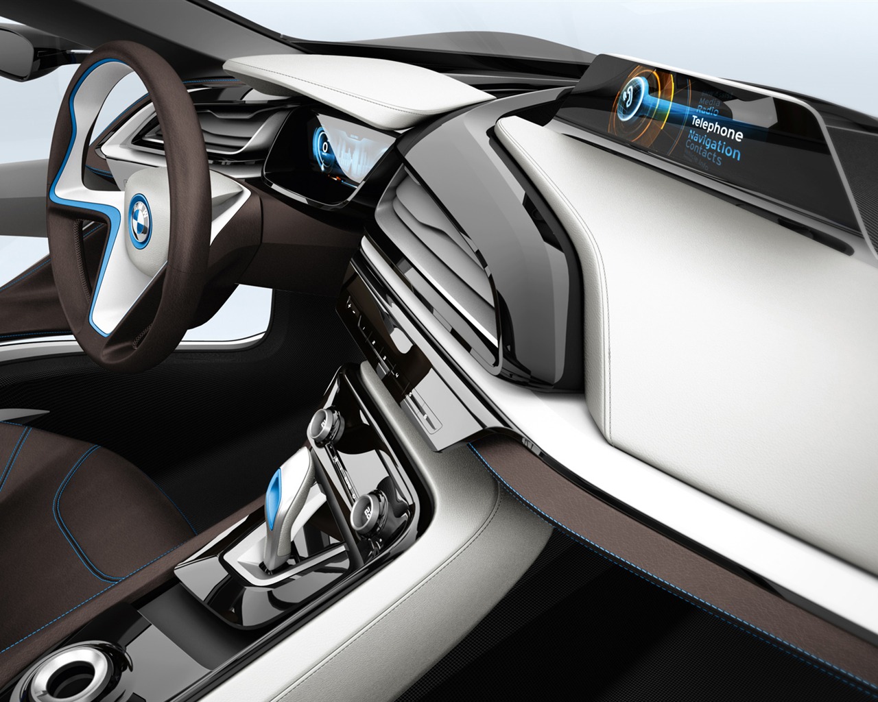 BMW i8 Концепции - 2011 HD обои #35 - 1280x1024