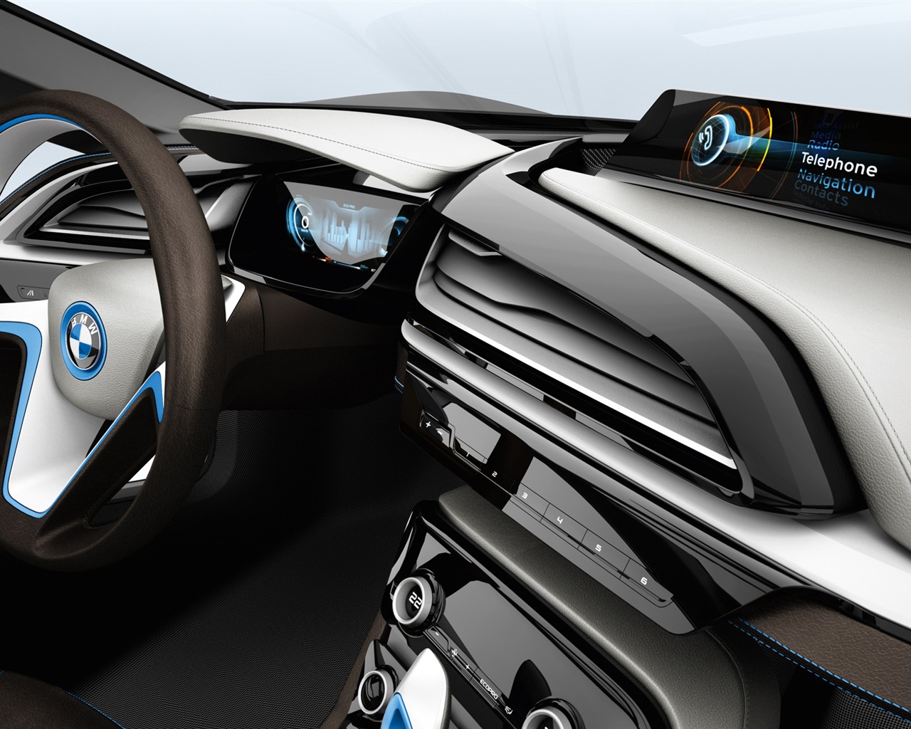 BMW i8 Concept - 2011 fonds d'écran HD #36 - 1280x1024