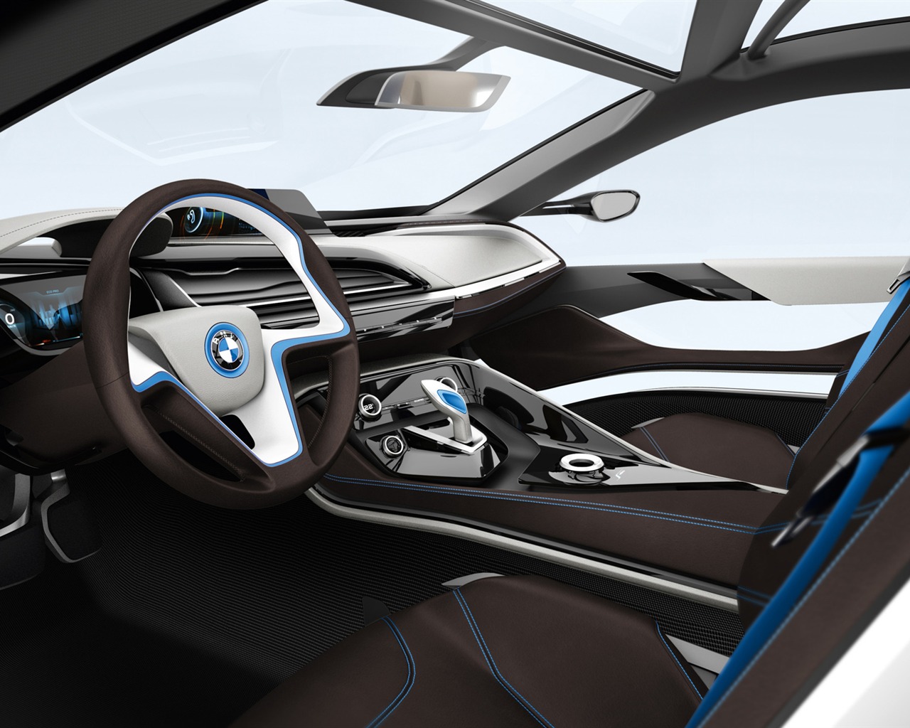 BMW i8 Концепции - 2011 HD обои #38 - 1280x1024