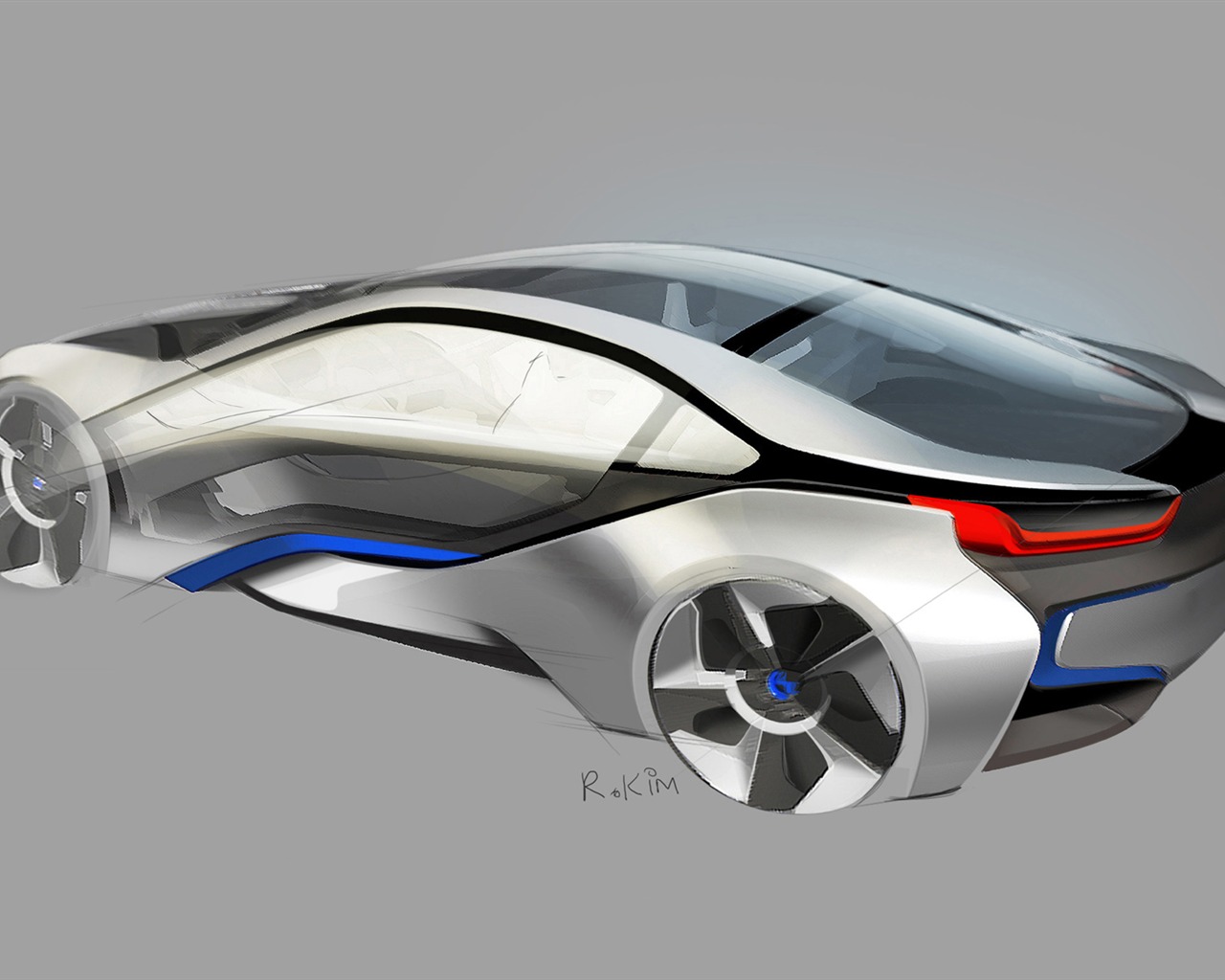 BMW i8 Concept - 2011 宝马42 - 1280x1024