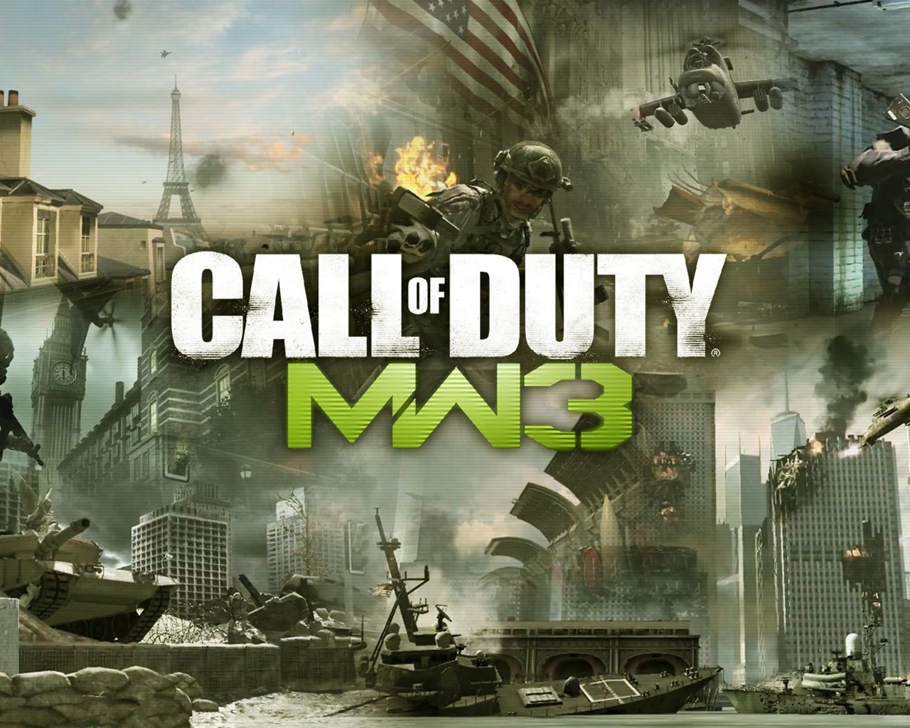 Call of Duty: MW3 使命召唤8：现代战争3 高清壁纸5 - 1280x1024