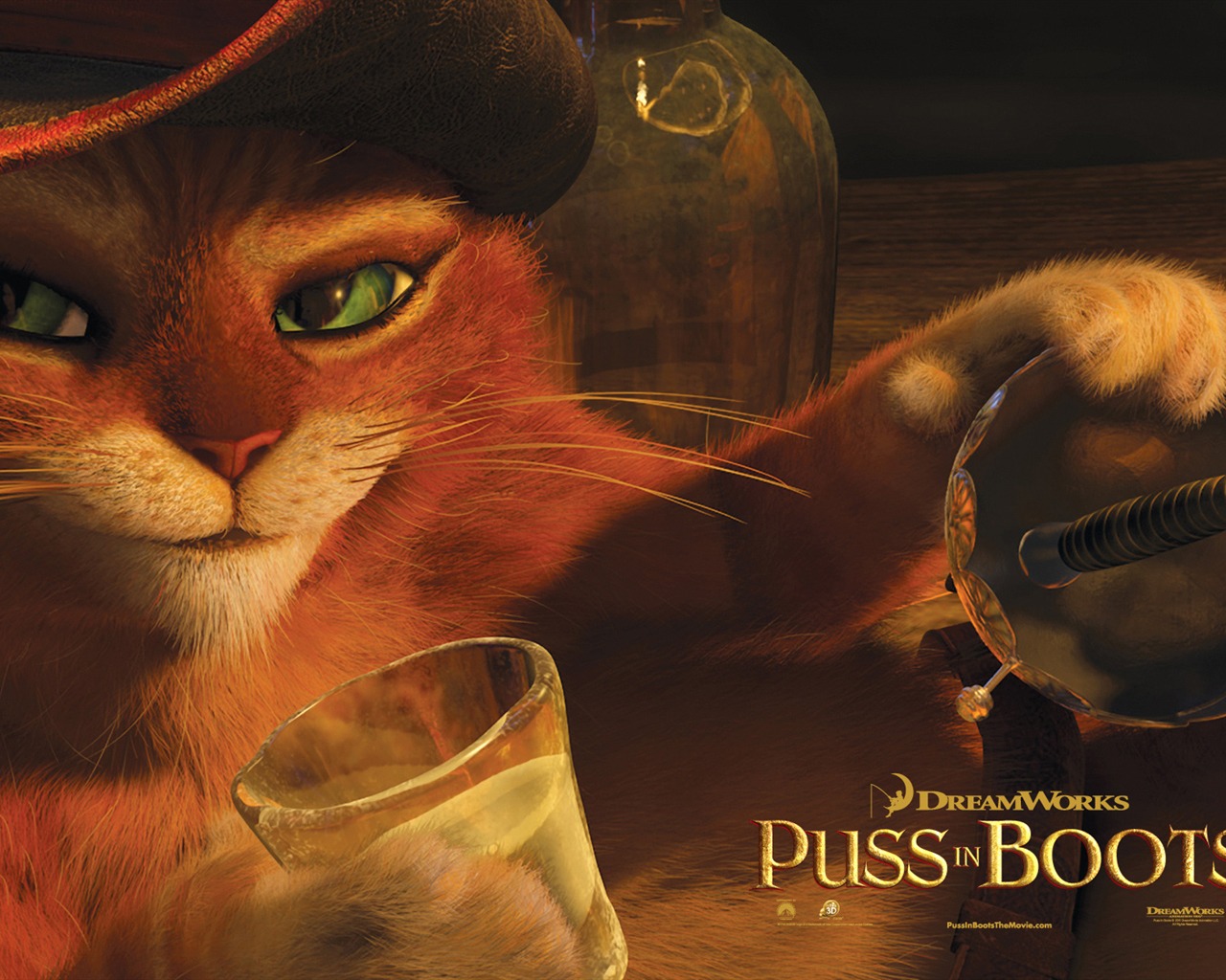 Puss in Boots HD wallpapers #4 - 1280x1024